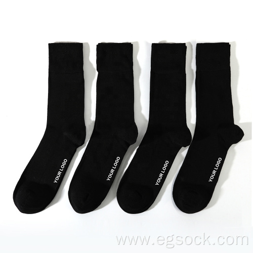 bamboo fiber plain socks uniform for men women